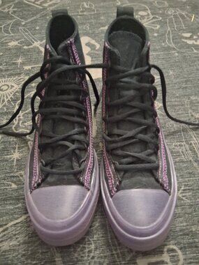 Unisex Converse All Star High Tops Jam and Wasabi color way